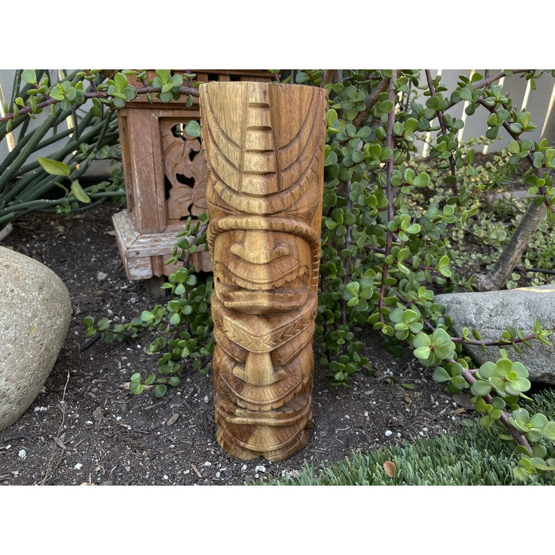 Love and Ocean Tiki Totem | Hawaiian Décor 12"