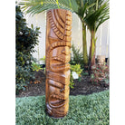 Love and Ocean Hawaiian Totem | Natural Wood 20"