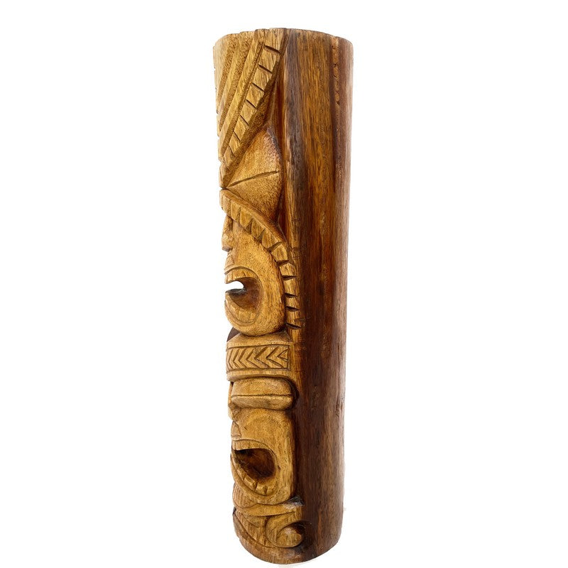 Love and Ocean Hawaiian Totem | Natural Wood 20"