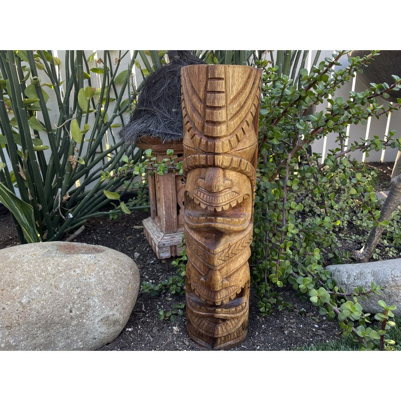 Love and Ocean Totem | Hawaiian Décor 20" in Natural