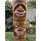 Love and Ocean Tiki Totem | Hawaiian Decor 32"