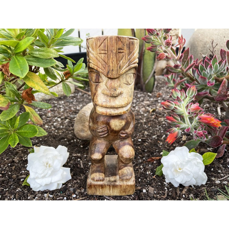 Tahitian Tiki Figure | Polynesian Replica 8"