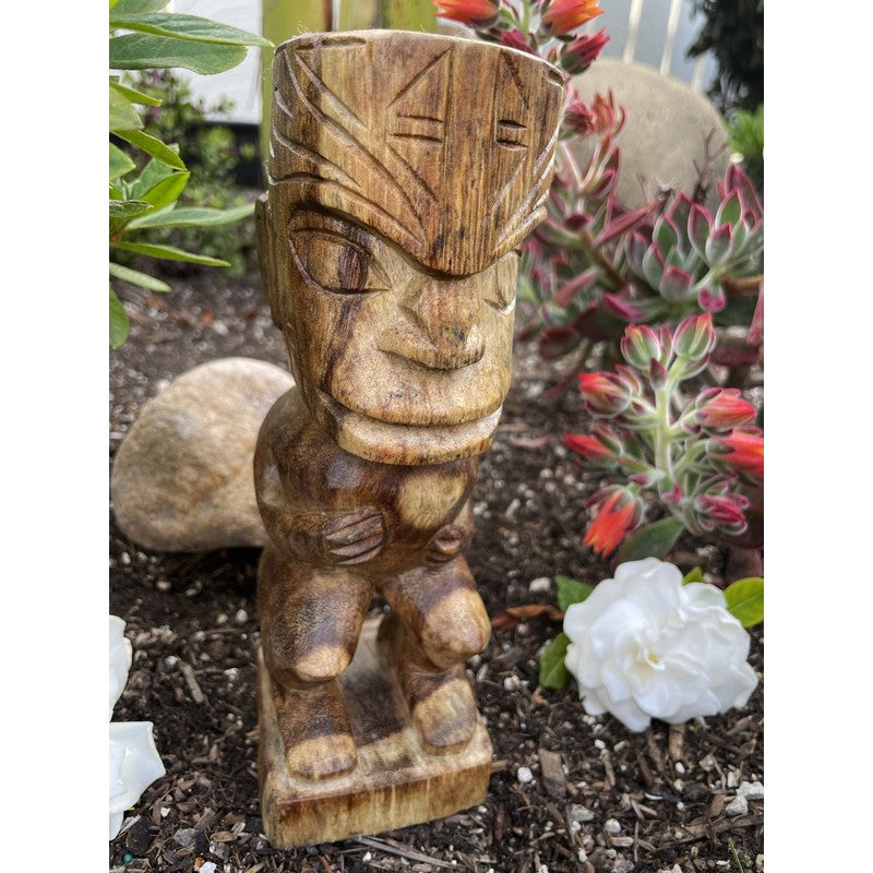 Tahitian Tiki Figure | Polynesian Replica 8"