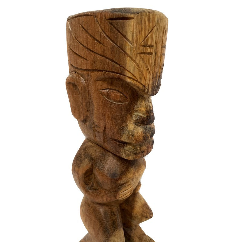 Tahitian Tiki Figure | Polynesian Replica 12"