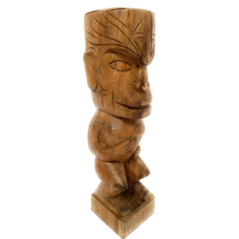 Tahitian Tiki Figure | Polynesian Replica 12"