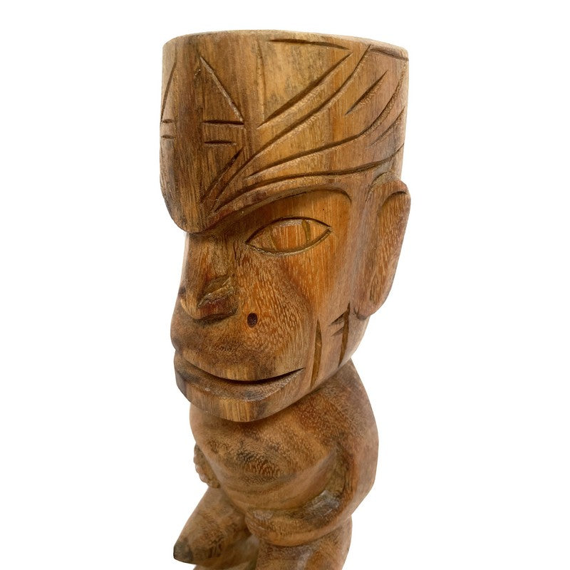 Tahitian Tiki Figure | Polynesian Replica 12"