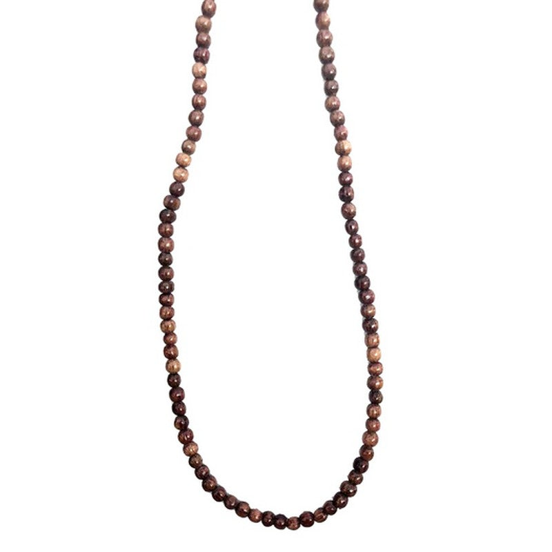 Hawaiian Koa Wood Necklace 16" | 8mm Beads