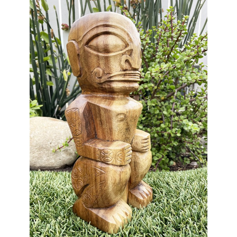Tahitian Tiki Figure | Natural 12"