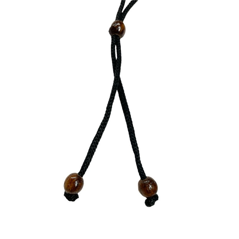 Leiomano Koa Wood Necklace Plain Front