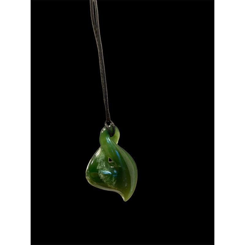 Single Jade Pikorua Necklace