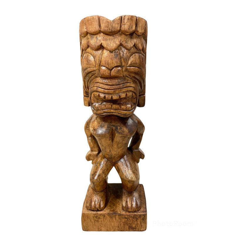 Ku Tiki God | Traditional Hawaiian Replica  12" (Stained)