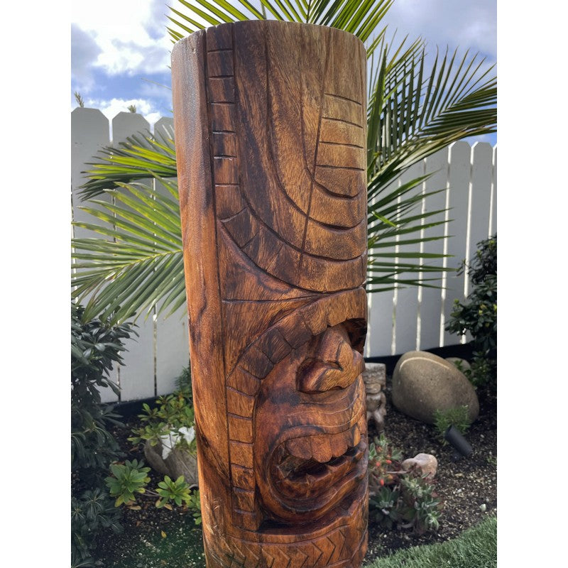 Love and Ocean Tiki Totem | Hawaiian Décor 40"