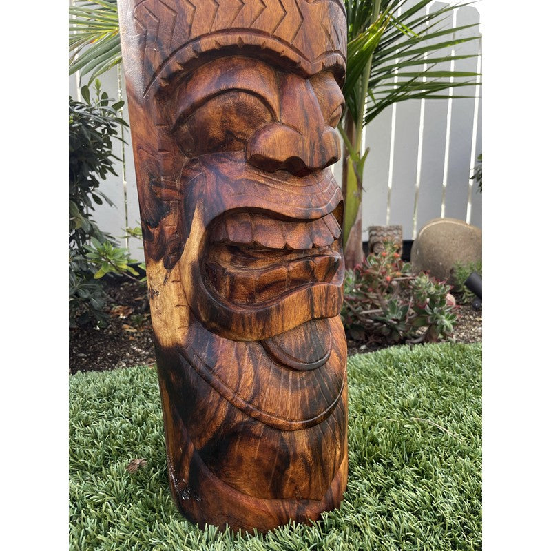 Love and Ocean Tiki Totem | Hawaiian Décor 40"