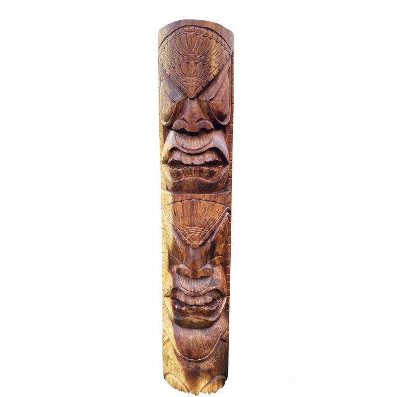 Life and Peace Tiki Totem | Hawaiian Décor 40"