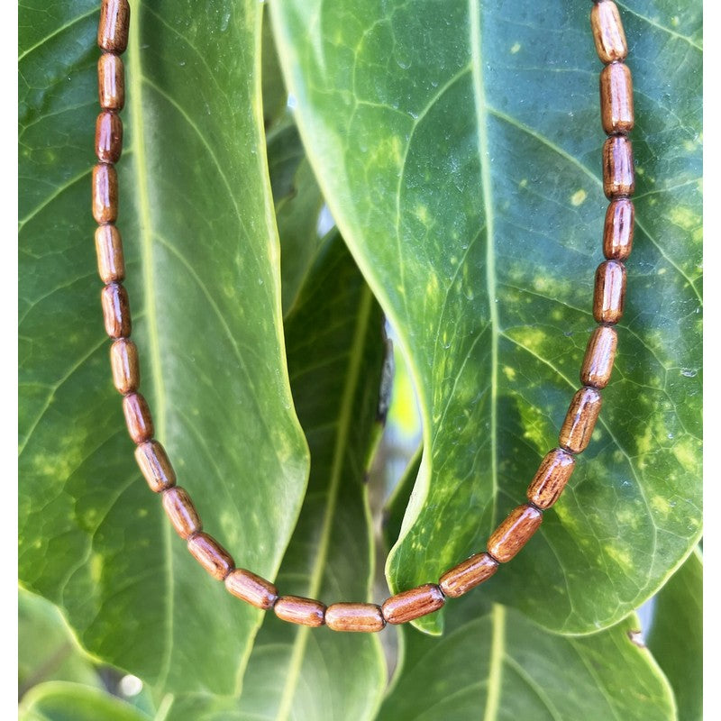 Koa Wood Necklace | 3-4mm Beads 18