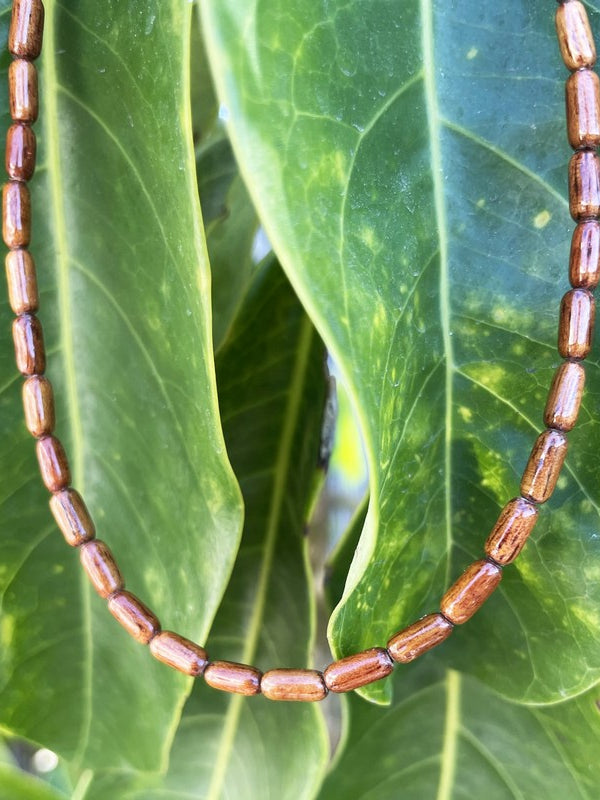 Koa Wood Necklace | 3-4mm Beads